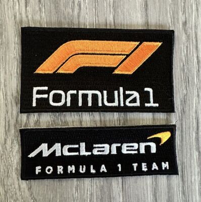 2 Pack Ultimate F1 Patch combo  MC LAREN FORMULA ONE F1 RACING Iron-on PATCHES