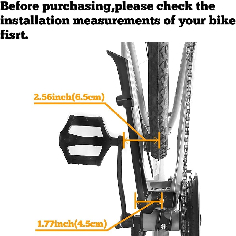 Center Mount Bike Kickstand Adjustable Bicycle Kick Stand for 26&rdquo;-29&rdquo; Mountain