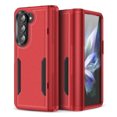For Samsung Galaxy Z Fold 5 Rugged Hybrid Armor Drop Protection Shockproof Case