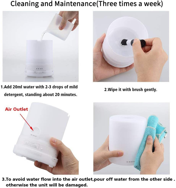2Nd Generation 300Ml Aroma Essential Oil Diffuser Ultrasonic Air Humidifier