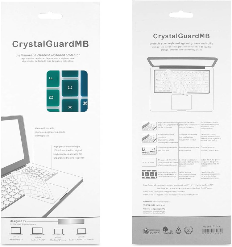 Gradient Color Keyboard Cover Skin for New Macbook Pro 13 Inch 2022 2020 M2 M1 A