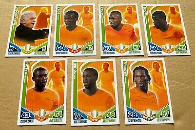 Topps - Match Attax - World Cup 2010 - Ivory Coast - Red Backs - 7 Cards