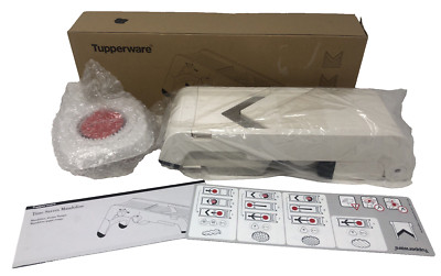 Tupperware Time Savers Mandoline Slice Cut Crinkle Julienne New NIB Red White