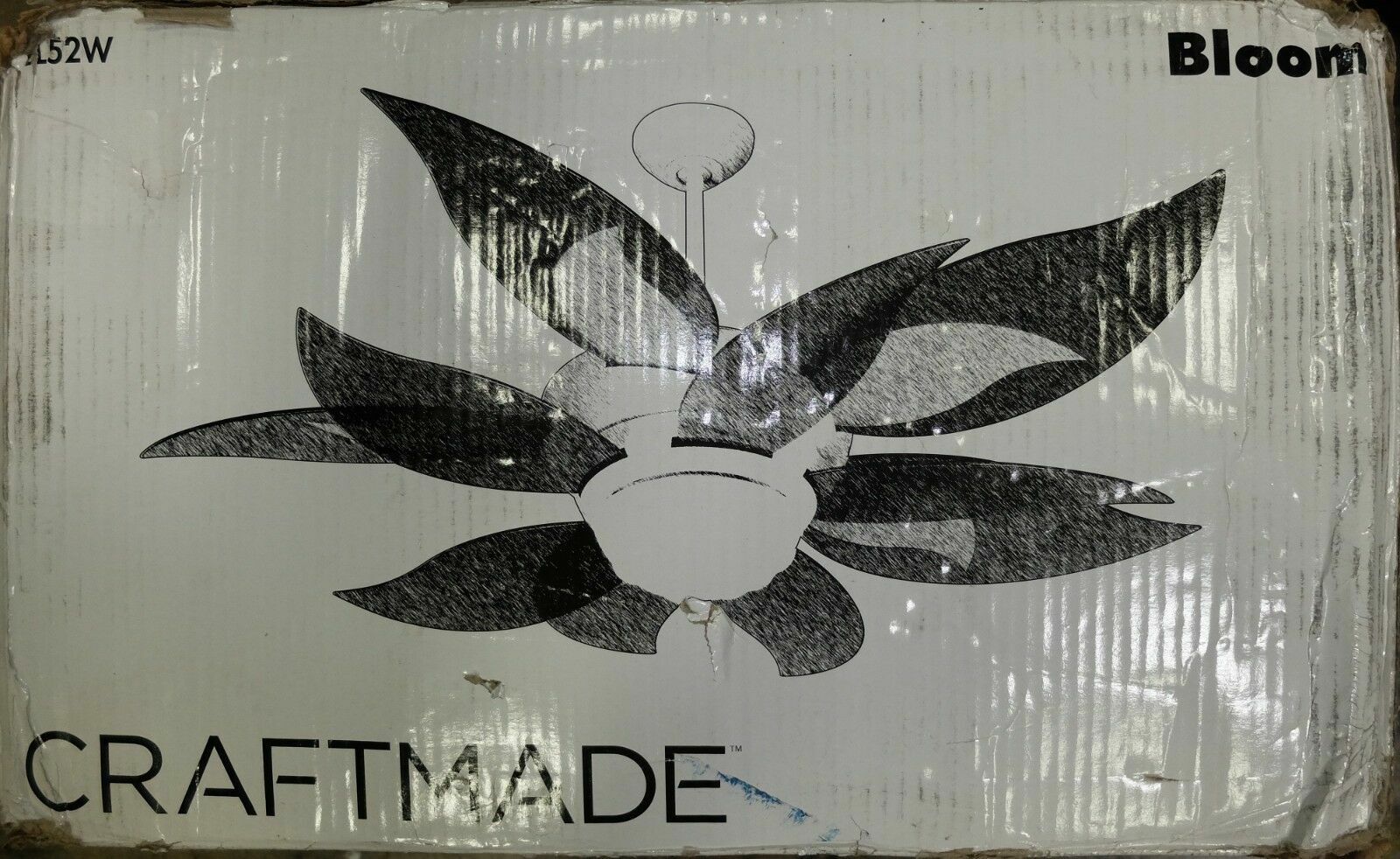 Craftmade Bl52w 52 Bloom Ceiling Fan For Sale Online Ebay
