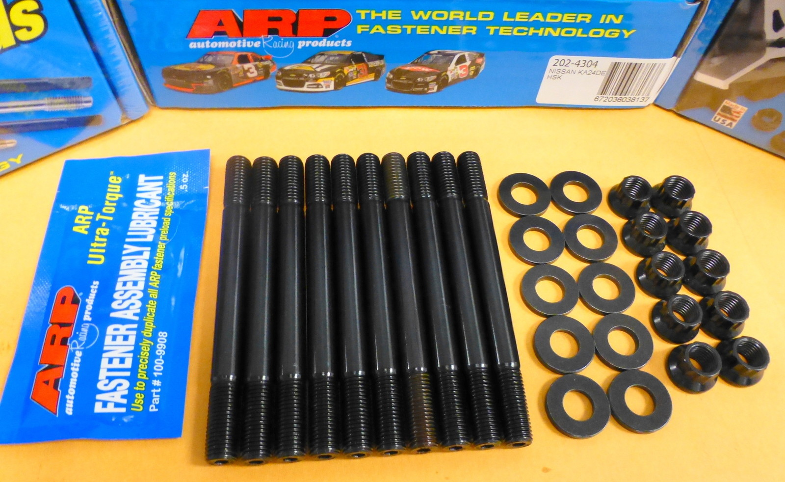 Arp 2024304 Head Stud Kit For Nissan 2.4l 240sx Dohc Ka24de K24 S13