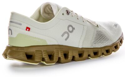 Pre-owned On Running Cloud X 3 Ultralight Fast Savanah Women Sneaker Light Grey Us 5 - 11