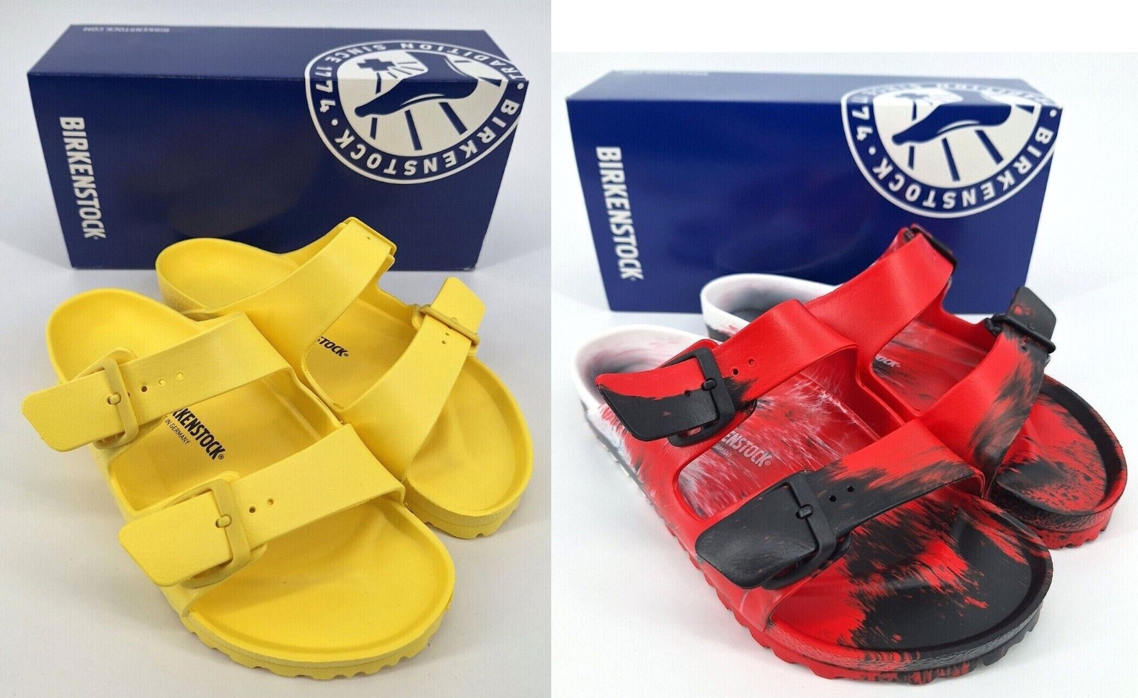 サンダル BIRKENSTOCK Men Sandals Brick Red 1029513 Amazon.com | Birkenstock Men's Sandal, Active Red, 11 | Slides