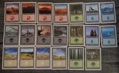 Magic: The Gathering MTG - 6th Edition Basic Land Set - 20x Total (4x Each Land)
