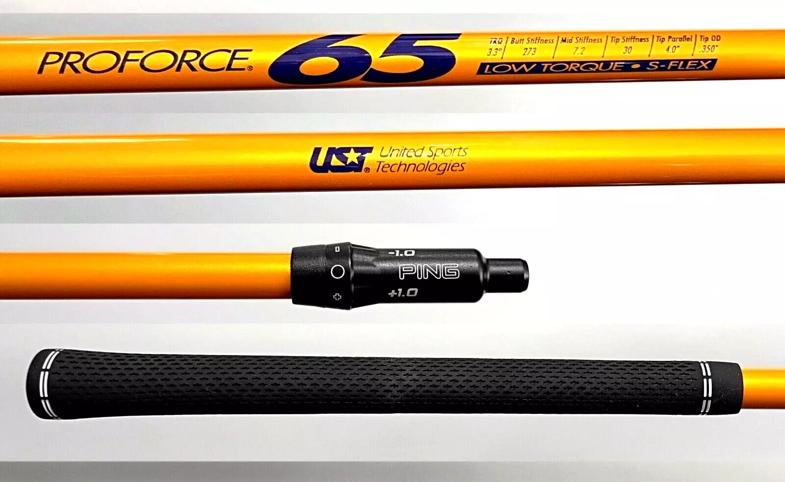 テーラーメイドスリーブ UST Mamiya PROFORCE 65 Sシャフト テーラーメイドスリーブ UST Mamiya PROFORCE 65 Sシャフト UST