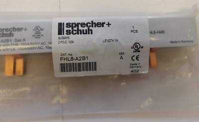 SPRECHER+SCHUH P/N: FHL8-A2B1 FH8:100A 600V 100KA L8:100A 480V 10KA SER. A