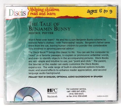The Tale of Benjamin Bunny Beatrix Potter Kids Can Read! Macintosh Multimedia PC