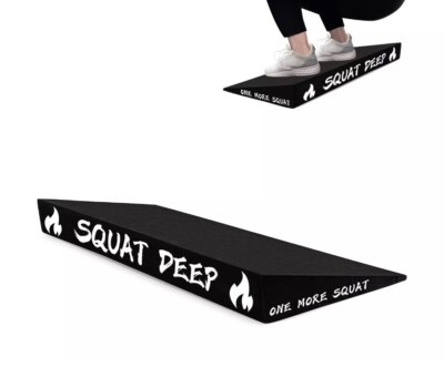Squat Wedge, Slant Board for Squats, Non-Slip Heel Elevated Squat Wedge Block...