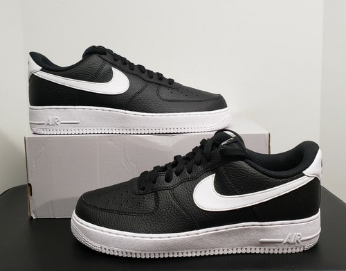 Nike Air Force 1 '07 Black White Men's Size 12 CT2302-002