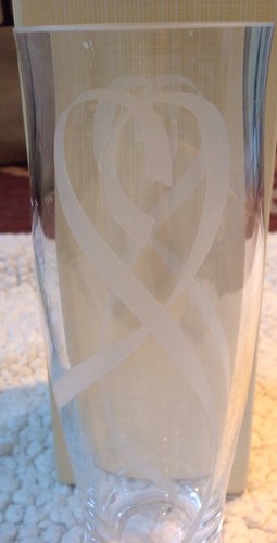 Lenox True Love Glass Bud Vase