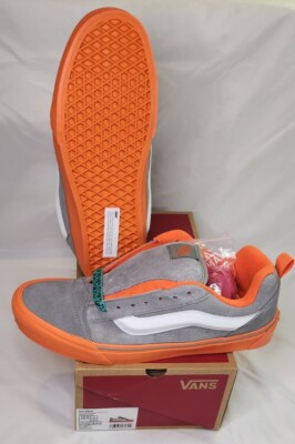Vans Knu Skool PoP Outsole Orange | Mens Size 12 | NEON ORANGE WOLF GREY WHITE