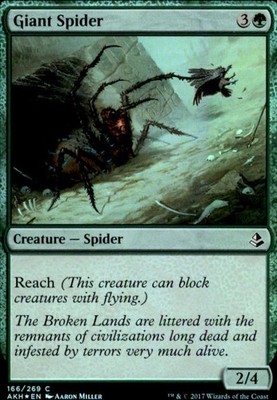 Giant Spider 166 Common Amonkhet Magic: The Gathering Near Mint