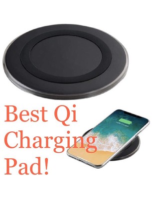 BEST wireless Qi charging pad, charges any Qi-Enabled device, FAST SHIPPING!