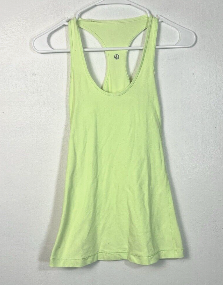 Lululemon Essential Tank Pleated Back Size 4 | eBay