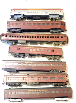 PENNSYLVANIA RAILROAD passenger cars HO scale Lot Of 7