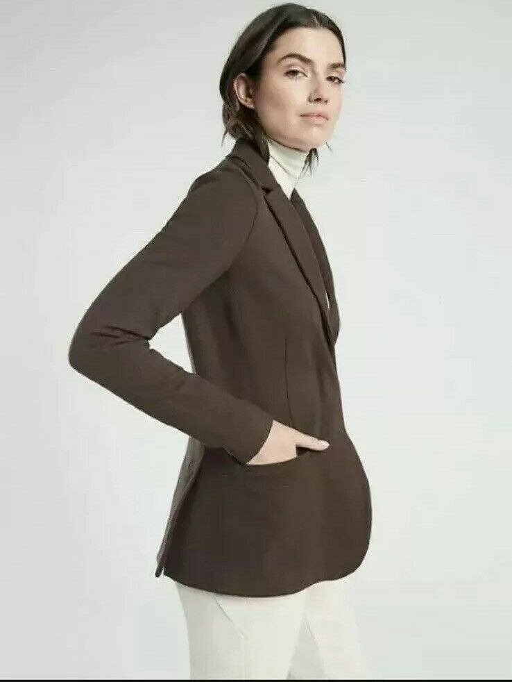 

ATHLETA Venice Heathered Blazer  (M Medium) Темно-коричневый вереск #631952 НОВИНКА, Athleta Blazer