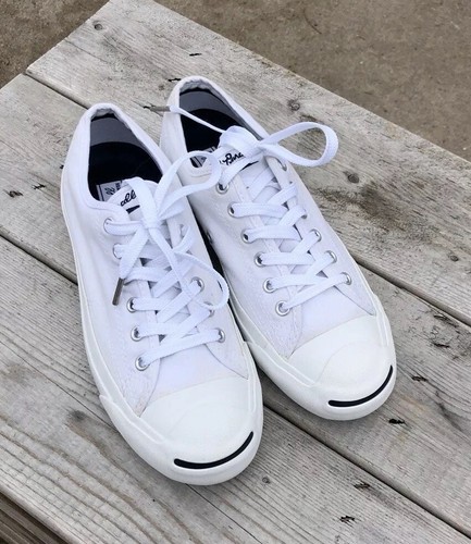 USA製 CONVERSE JACK PURCELL CANVAS WHITE Converse Sneakers Men 7 White Jack Purcell Ox Low Profile