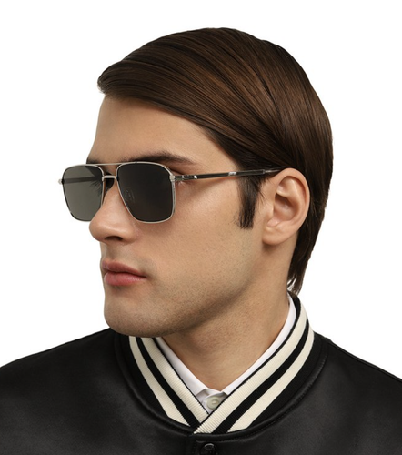 MONTBLANC MONT BLANC MB0278S-001 SILVER SILVER GREY SUNGLASSES