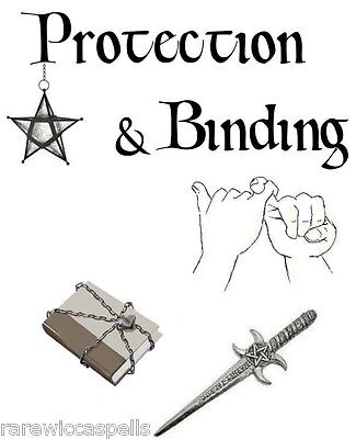 Protection Bindin Divider Wicca Book of Shadows Parchment pg Pagan Occult Spells