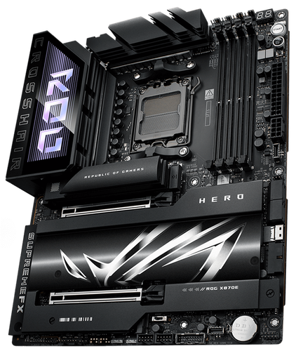 中古 ASUS ROG CROSSHAIR X670E HERO Asus ROG Crosshair X670E Hero ATX AM5 DDR5 Motherboard Used