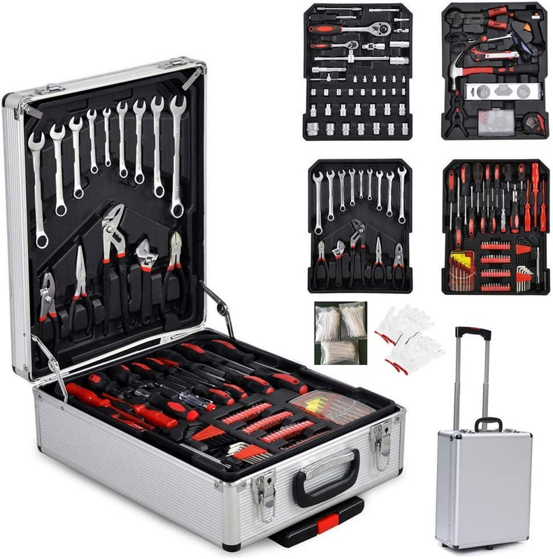 Household Auto Repair Hand Tools Set Mixed Mechanic Toolbox Storage Case 799 PCS