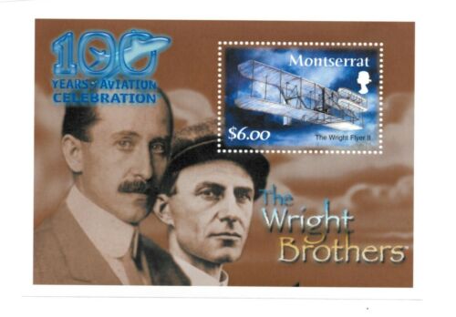 Montserrat - 2003 The Wright Brothers 100 Years Aviation Celebration - S/S - MNH