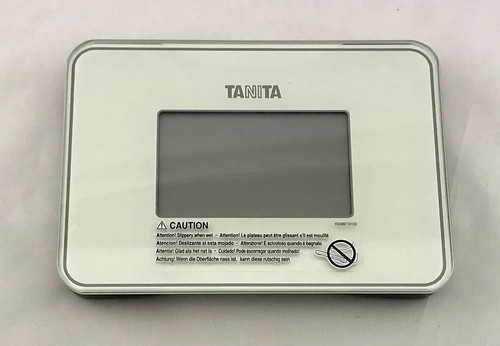 Tanita HD-386 Reisewaage, Personenwaage, Weiß Fitness Sport Gesundheit Max.150Kg