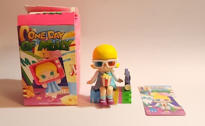 Pop Mart × Kennyswork One Day Of Molly Mini Figure: Movie Time