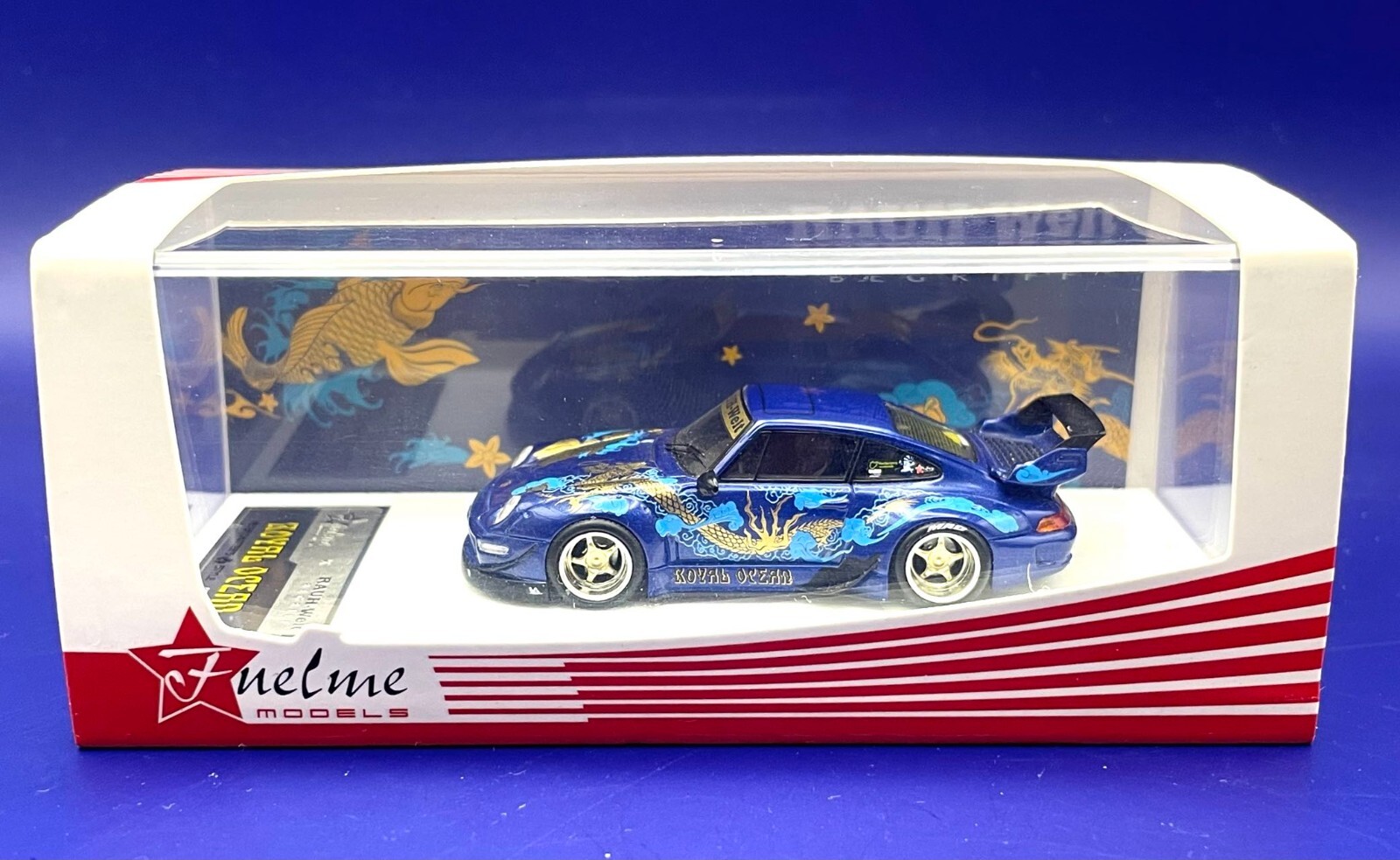RARE* FuelMe 1:64 Scale Porsche 993 RWB ROYAL OCEAN Wide RARE* FuelMe 1:64 Scale Porsche 993 RWB ROYAL OCEAN Wide