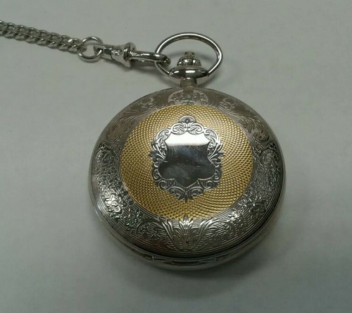 COLIBRI QUARTZ POCKET WATCH W/CHAIN