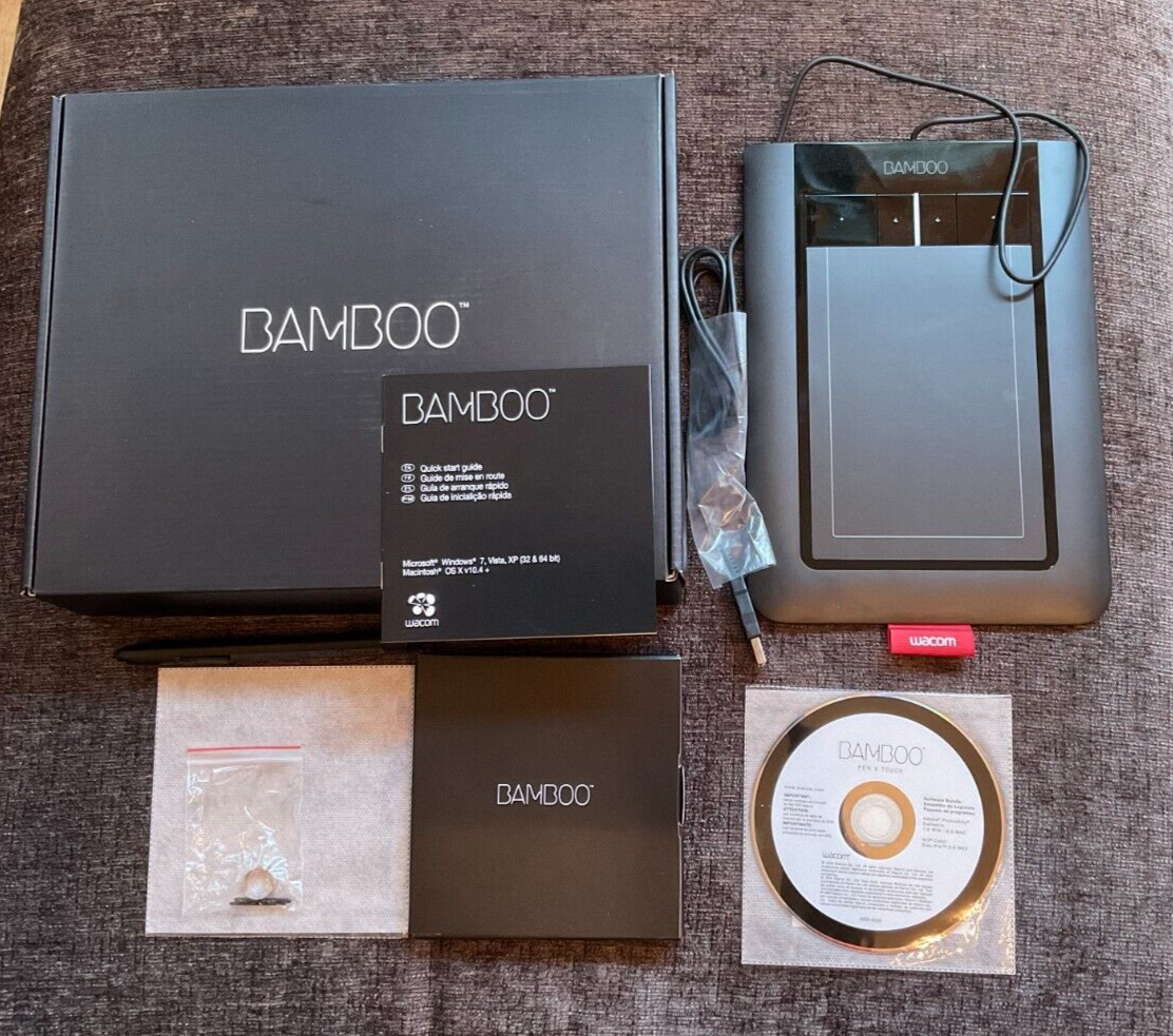New (Open Box)Wacom Bamboo Drawing Tablet Model CTH-460