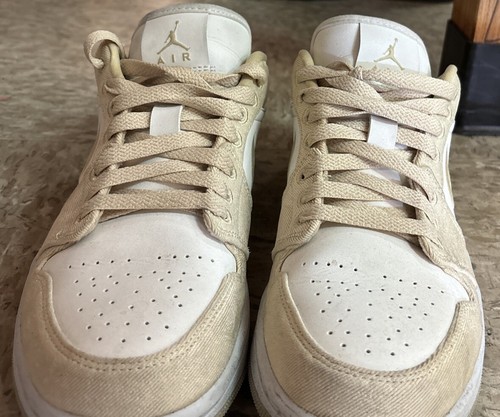 NIKE AIR JORDAN 1 LOW SE TEAM GOLD/SAIL 送税込 Air Jordan 1 Low SE “Canvas” FN3722-701 Team Gold/Sail - SoleSnk