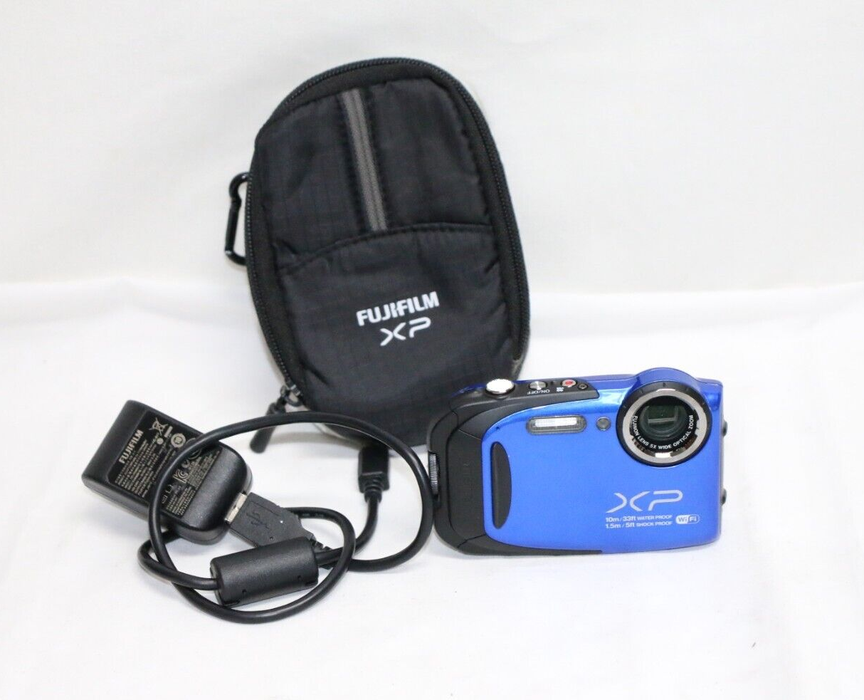 【R2368】FUJIFILM Finepix XP70 ブルー フジフィルム Amazon | FUJIFILM デジタルカメラ XP70BL ブルー F FX-XP70 BL