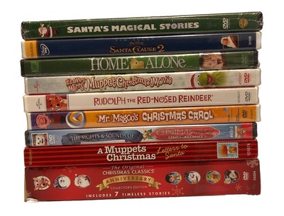 CHRISTMAS COLLECTION DVD LOT OF (9) RUDOLPH MUPPETS HOME ALONE FROSTY SEALED NEW