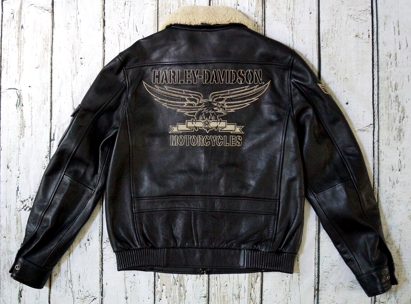 Harley-Davidson MA-1ジャケット ダークグレー Willie G(TM) スカルマスタージャケット -ハーレーダビッドソン