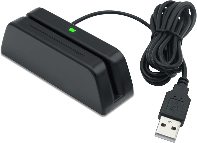 MSR123 Magnetic Stripe Card Reader 3 Track USB POS Credit Card...