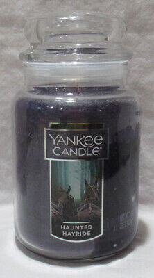 Yankee Candle Large Jar Candle 110-150 hrs 22 oz Halloween HAUNTED HAYRIDE