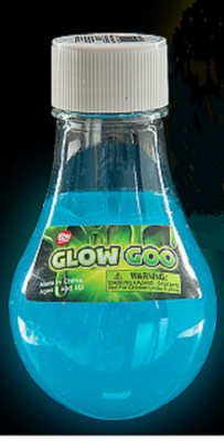 Blue Glow in the Dark Slime 5  Not Recommended for children under 3 years old