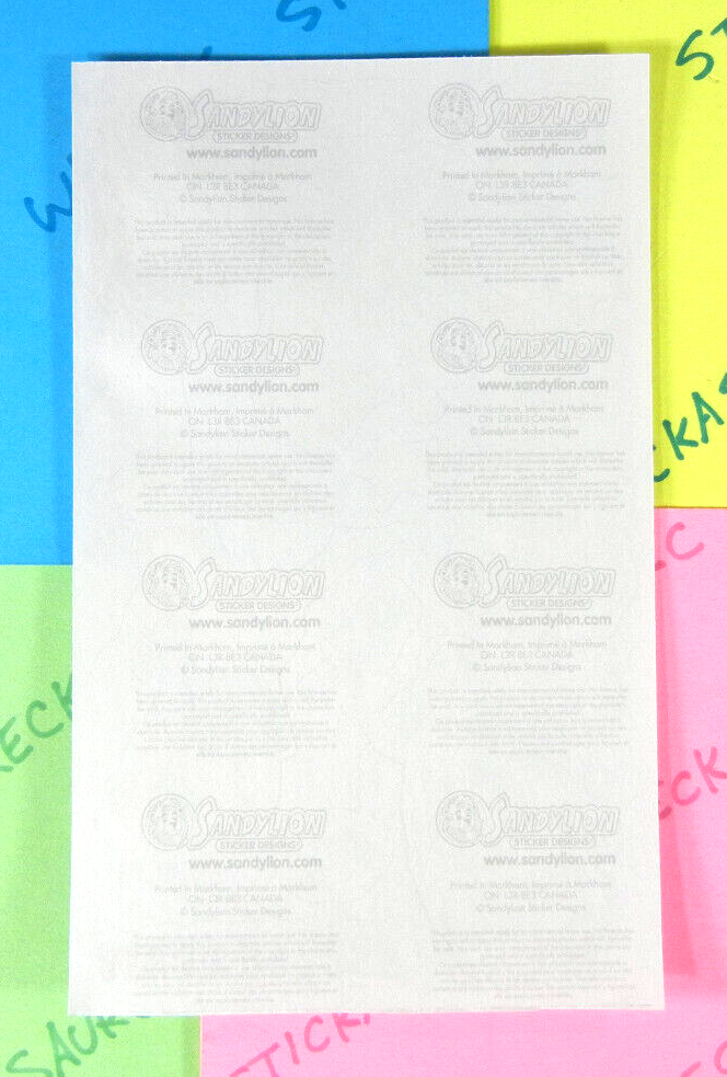 Vintage Sandylion High School Musical Sticker Sheet Lot Of 5