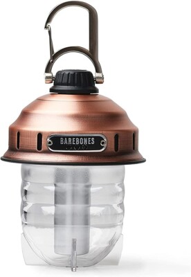 Barebones Living Beacon Hanging Lanter Rechargeable Steel/Copper Construction