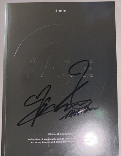 BTS Jimin ジミン　直筆サイン入り　Autographed card BTS JIMIN Hand Signed Photo Autographed K-POP Collection 4*6