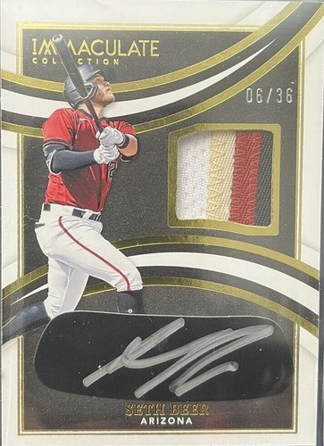 2022 Panini Immaculate Collection - Seth Beer #IBP-SB