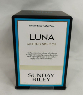 New Sunday Riley LUNA Sleeping Night Oil  1.18 oz / 35 mL