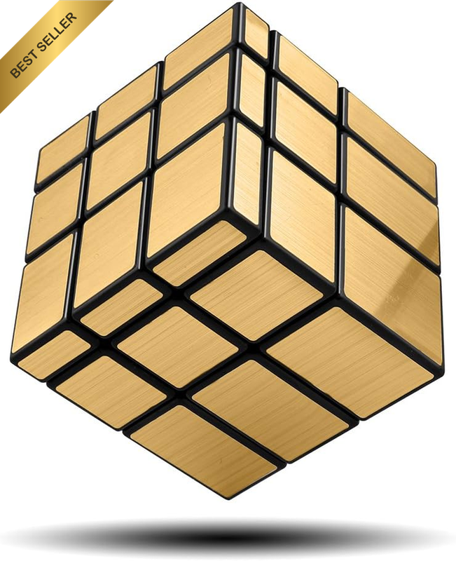 Shengshou Mirror Cube 3X3 Speed Cube Gold Mirror Blocks Cube 3X3X3 Different Sha