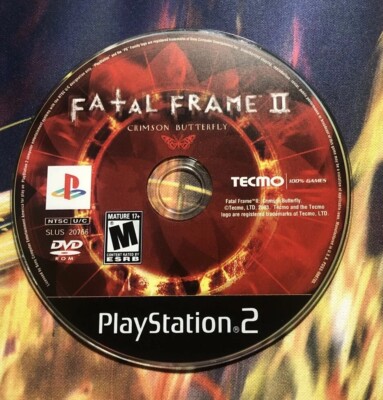 Fatal Frame II 2 Crimson Butterfly PlayStation 2 PS2 DISC ONLY - See working pic