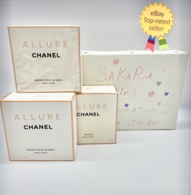 CHANEL Allure Bath Soap Savon Pour Le Bain WITH BOX Unused From JAPAN
